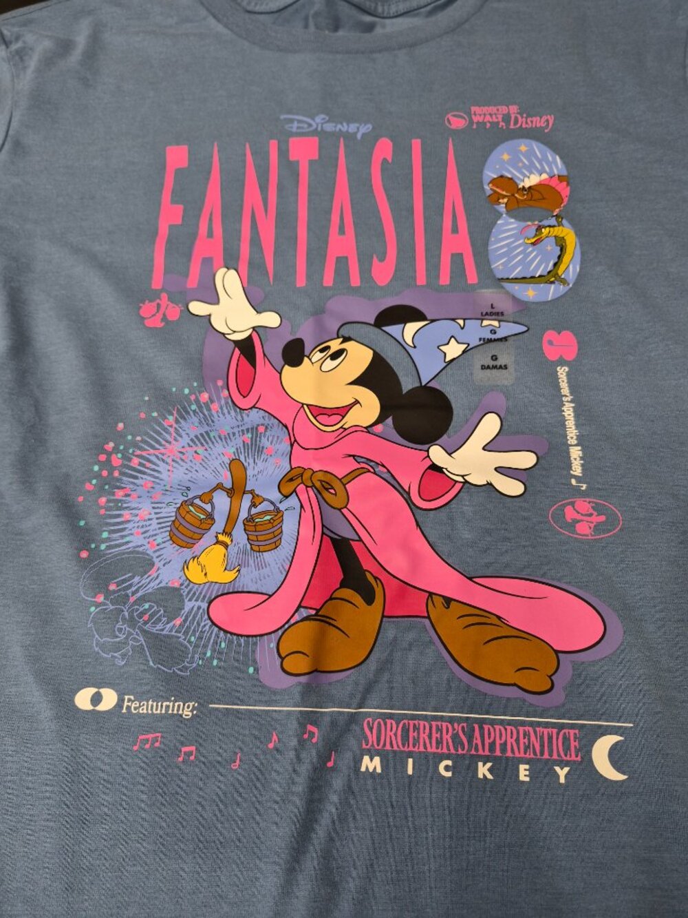 Disney Store exclusive Sorcerer Mickey T-Shirt – Fantasia 85th Anniversary NWT